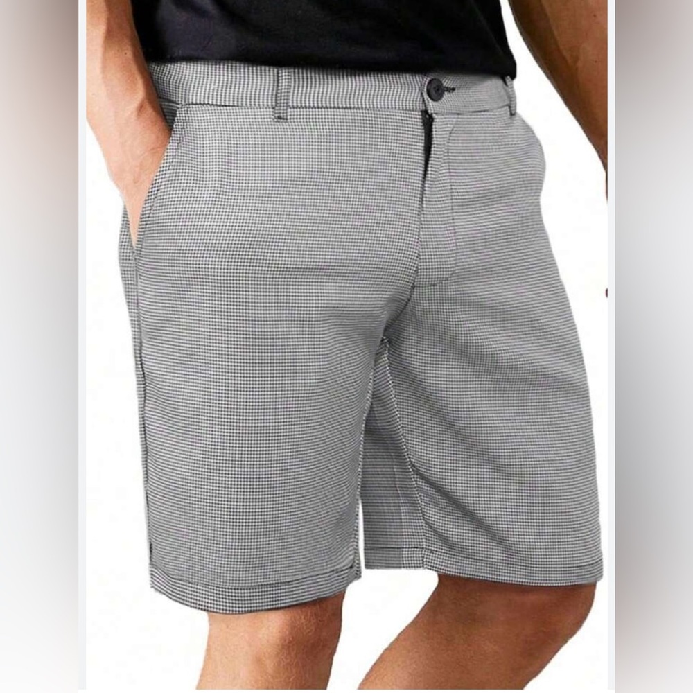 PGA Tour men’s size 40 golf shorts, dry fit gray plaid